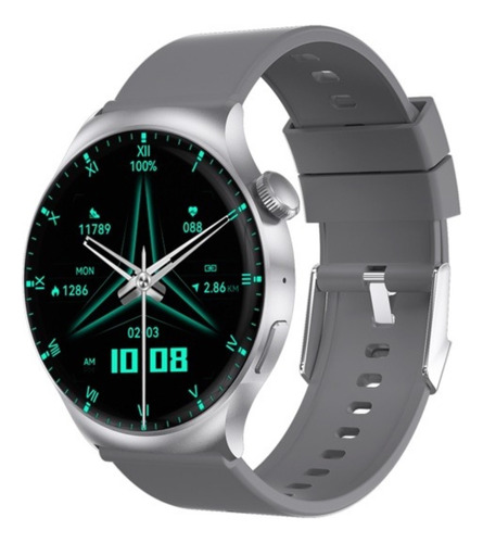 Smart Watch Dt4 Mate Llamadas Bt Fitness Plata