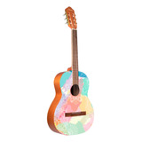 Guitarra Clásica Bamboo Gc-36-rainbow + Funda