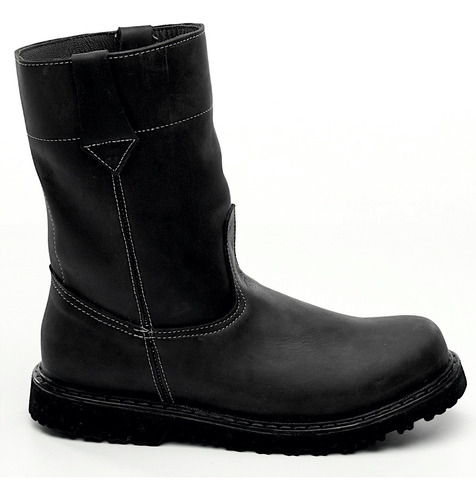 Bota Roper Hombre Piel Campo Jardineria Uso Rudo Industrial 