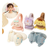 Orejeras Niñas Sanrio Kuromi Melody Cinnamoroll Pompompurin 