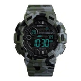 Reloj Digital Cronómetro Skmei 1472 Alarma Camuflado Militar