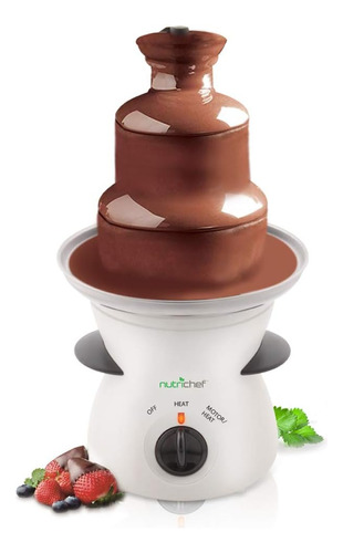 Fuente De Fondue Eléctrica Nutrichef De 3 Niveles, Fuente De