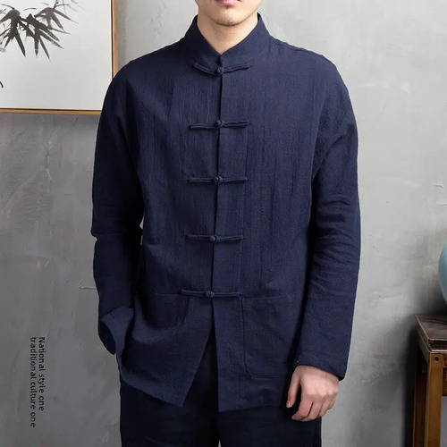 Camisa Hanfu China Tradicional Masculina