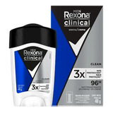 Desodorante En Crema Rexona Clinical Men Clean 