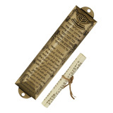 Mezuzah Case Metal Blessing Mezuzahw Con Decoración De