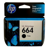 Cartucho 664 Preto Original Hp 1115 2134 2136 2676 3636 3786