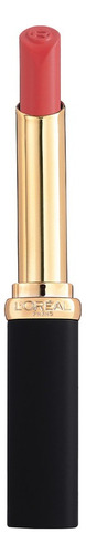 Labial Color Riche Intense Volume Matte L'oréal Paris Acabado Mate Color 241 Coral Irreverent