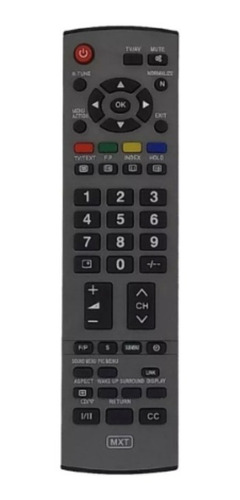 Controle Universal Compatível Com Tv Panasonic Modelo Antigo
