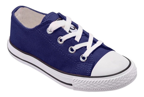 Zapatilla Infantil De lona Urbana Casual - Azul - 7193