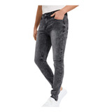 Jeans Ajustado Slim Fit De Hombre Pitillo, Gris Oscuro