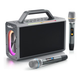 Maquina De Karaoke Con Graves Profundos, Altavoz Bluetooth P