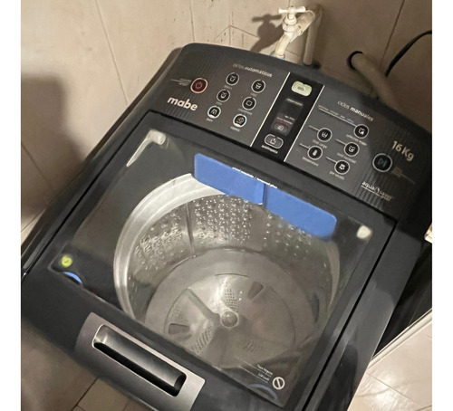 Lavadora Automática Mabe Lca46100v Gris 16kg