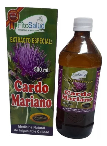 Tonico Jarabe Natural Extracto Especial Cardo Marino 500 Ml