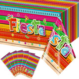 6 Piezas De Fiesta Mexicana Decoraciones Mantel, Cinco ...