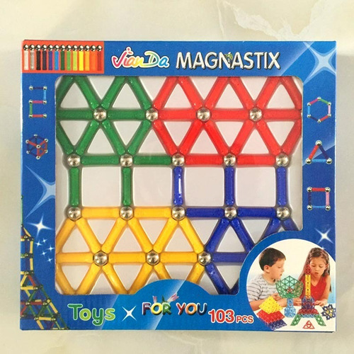 Bloques Magnéticos 103 Pcs Juego Imán.