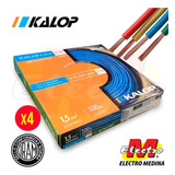 Cable Unipolar Kalop 1.5mm Cat 5 X 4u Iram Electro Medina