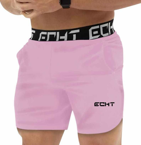 Short Deportivo Correr Slim Fit Casual Elástico Echt Mspret