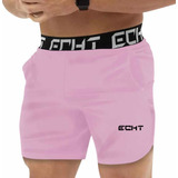 Short Deportivo Correr Slim Fit Casual Elástico Echt Mspret