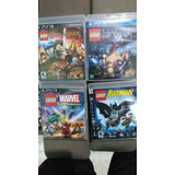 Ps3 Lote Lego Marvel Super Heroes Batman Hobbit Star Wars
