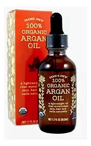 Aceite De Argan 100% Organico De Trade Joes, 1.7 Onzas, Un A