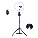 Kit De Tik Tok Con Aro De Luz Giratorio 360 Con Accesorios