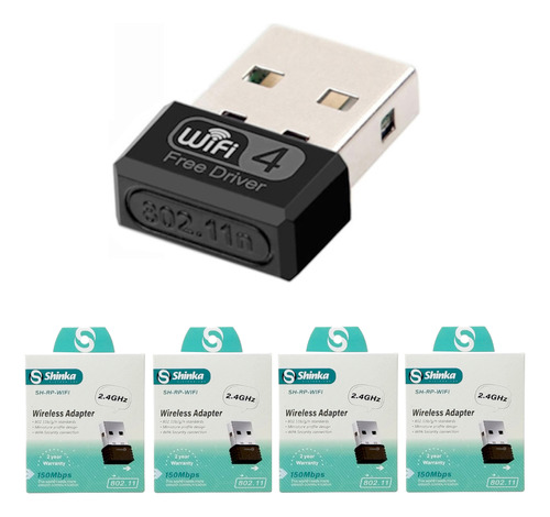 Kit 4 Placas Para Conectar No Wifi Rede Sem Fio Usb Atacado