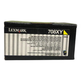 Toner  Lexmark 708xy 70c8xy0 Amarillo Alto Rendimiento Nuevo