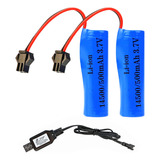 Kulariworld Bateria De Iones De Litio De 3.7 V 500 Mah, Paqu