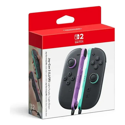Joy-con 2 (l)\u002F(r) Light Purple \u002F Light Green - Nintendo Switch 2 | Envío gratis