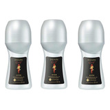 03 Desodorante Antitranspirante Rollon Imari Rouge 50ml Avon