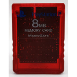 Memory Card Ps2 Rojo 8mb Magicgate Original * R G Gallery