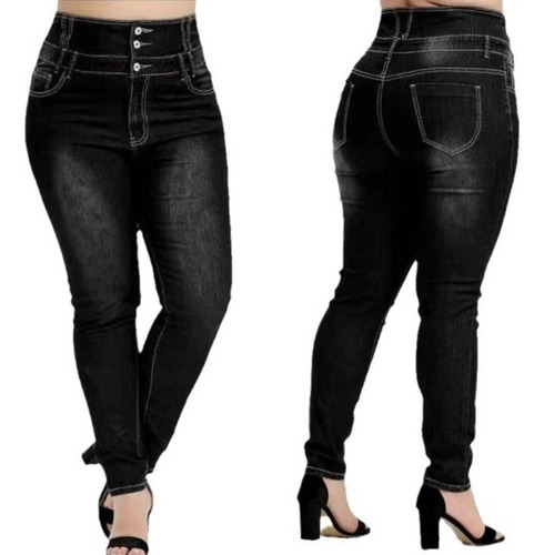 Jeans De Moda De Talla Grande For Mujer