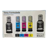 Tinta Ep T524 Formulada Combo X 5 L6490 L6580 L5150 + Resma 