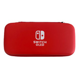 Estuches Rigidos Para Nintendo Switch Oled Rojo, Negro, Azul