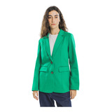 Blazer Botones C&a De Mujer