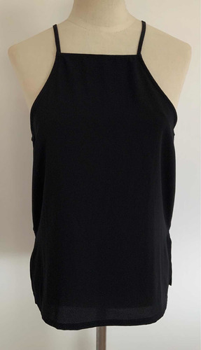 Zara. Impecable Blusa Negra. Mujer. Talle S #cbo1