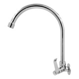 Torneira Parede ½ Metal Inox ¾ Alta Grande ¼v Cozinha 5080c