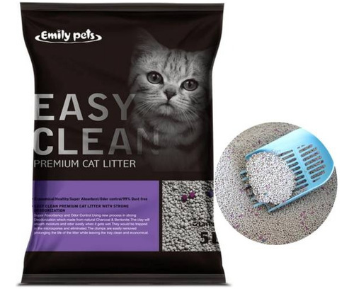 Arena Sanitaria Aglutinante Easy Clean 4kg - Lavanda