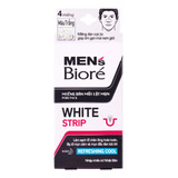 Bioré Men Deep Charcoalpore Limpeza Removedor De Cravos 4un