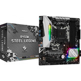 Placa Mãe Asrock B450m Steel Legend Amd Am4