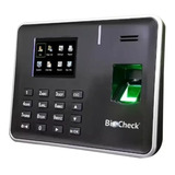 Reloj Checador De Huella Digital Biocheck Para 30 Empleados