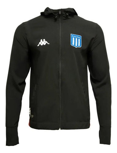 Campera Racing Kappa De Lluvia Negra Original K271i5pw K005