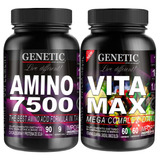 9 Aminoacidos Esenciales Amino 7500 Energia Vita Max Genetic