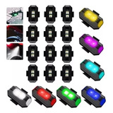 Estrobo Luces Led Recargable Auto Moto Bici Drones,12 Pzs