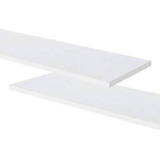 Kit 02 Prateleiras 25mm 60x25 Branco Mdf  Espessura Grossa.