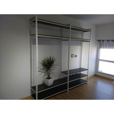 Rack Tv Mueble Vestidor Perchero Placar Estante Hierro