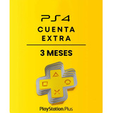 Playstation Plus Extra 3 Meses Ps4 | Kaisergamez