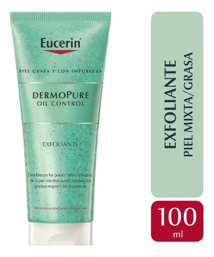 Eucerin Dermopure Exfoliante P/ Piel Grasa X 100 Ml