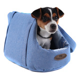 Bolsa Mala Pet Cachorros Transporte Passeio Risk - P Cor Azul