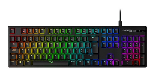 Teclado Hyperx Alloy Origins Mecanico Gaming Hx Red Español